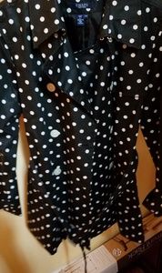 Polka Dot Trench Coat